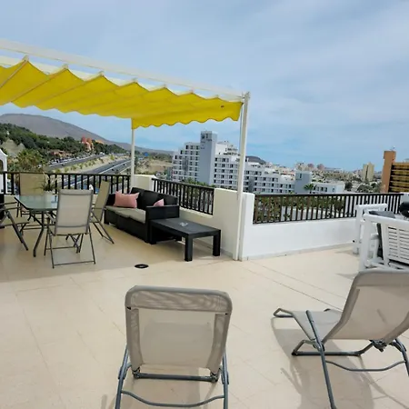 Garajonay Atico Costa Adeje&jacuzzi& Barbacoa Gran Terraza Playa Feñabe