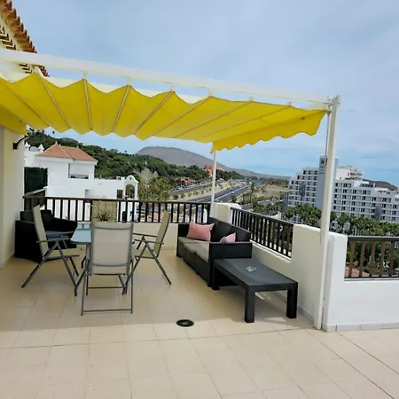 Apartamento Garajonay Atico Costa Adeje&jacuzzi& Barbacoa Gran Terraza Playa Feñabe