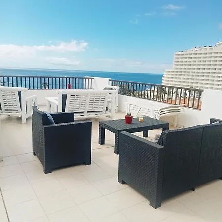Garajonay Atico Costa Adeje&jacuzzi& Barbacoa Gran Terraza Apartamento