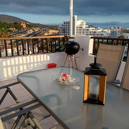 Garajonay Atico Costa Adeje&jacuzzi& Barbacoa Gran Terraza * Playa Feñabe