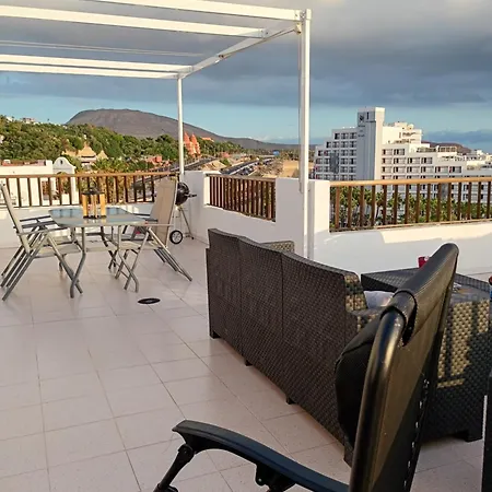 Garajonay Atico Costa Adeje&jacuzzi& Barbacoa Gran Terraza Apartamento Playa Feñabe