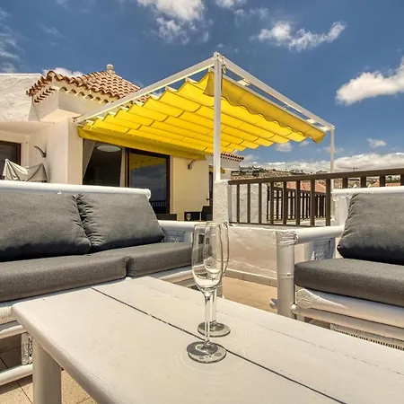 Apartment Penthouse Sea View Jacuzzy Terrace & Pool Playa Fanabe