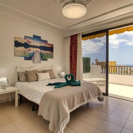 Apartment Penthouse Sea View Jacuzzy Terrace & Pool Playa Fanabe